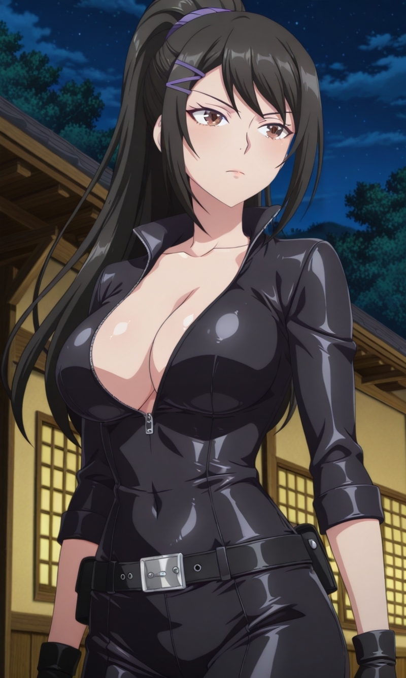 Anime Girl Mặc Bodysuit 4