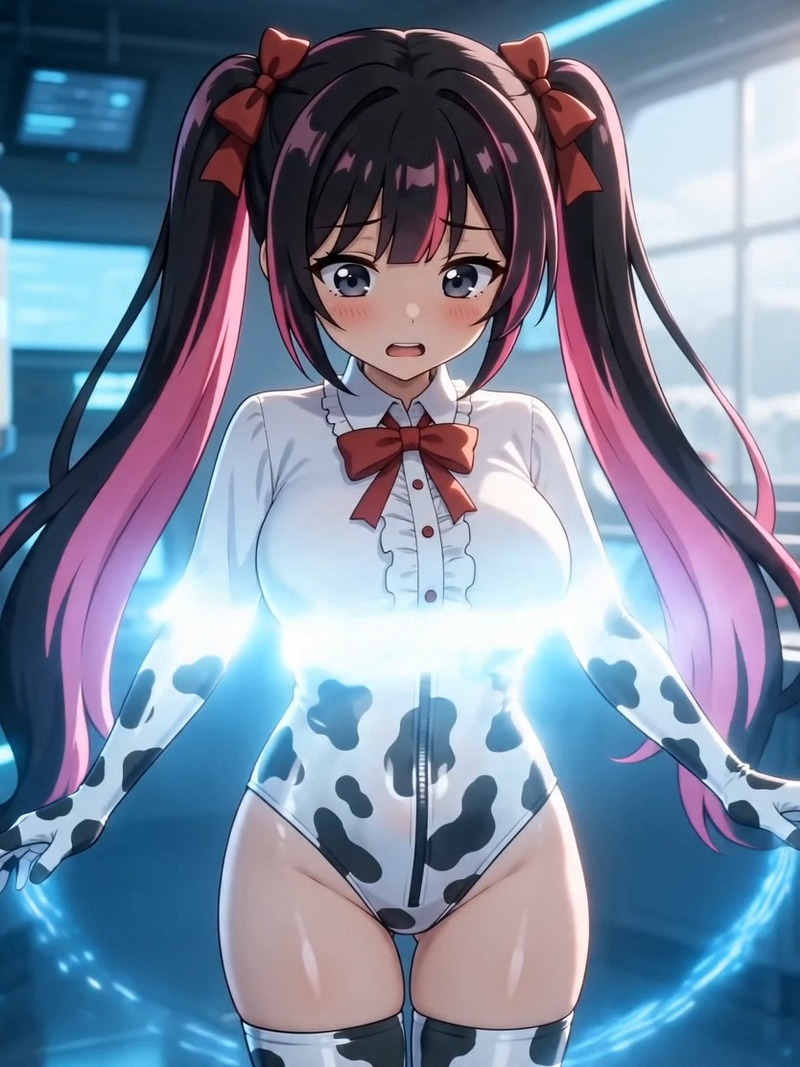 Anime Girl Mặc Bodysuit 6
