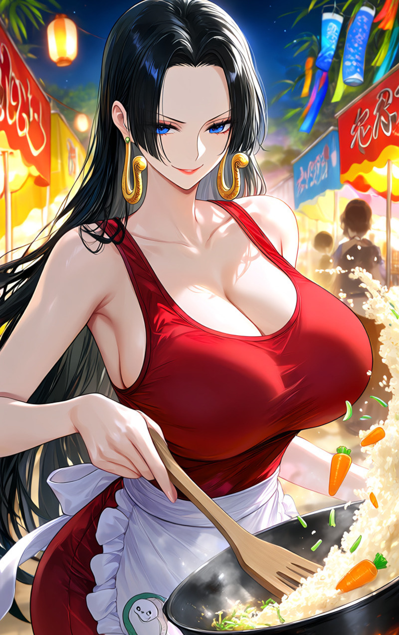 Hình ảnh Boa Hancock trong các tác phẩm fanart sáng tạo