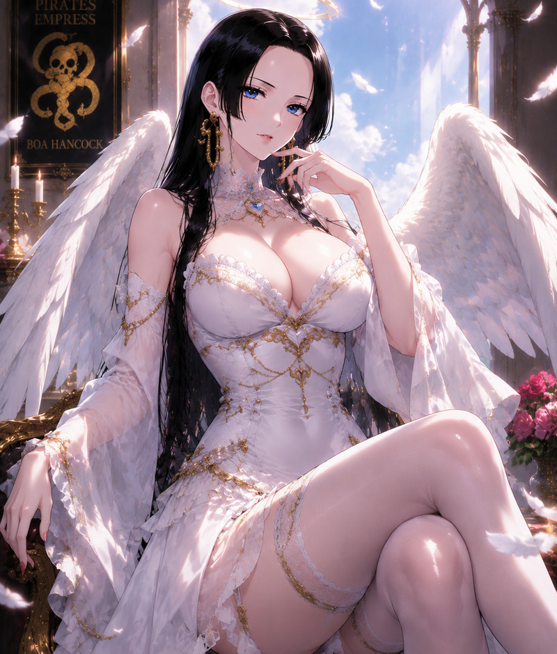 Khám phá ảnh Boa Hancock qua những tác phẩm nghệ thuật anime