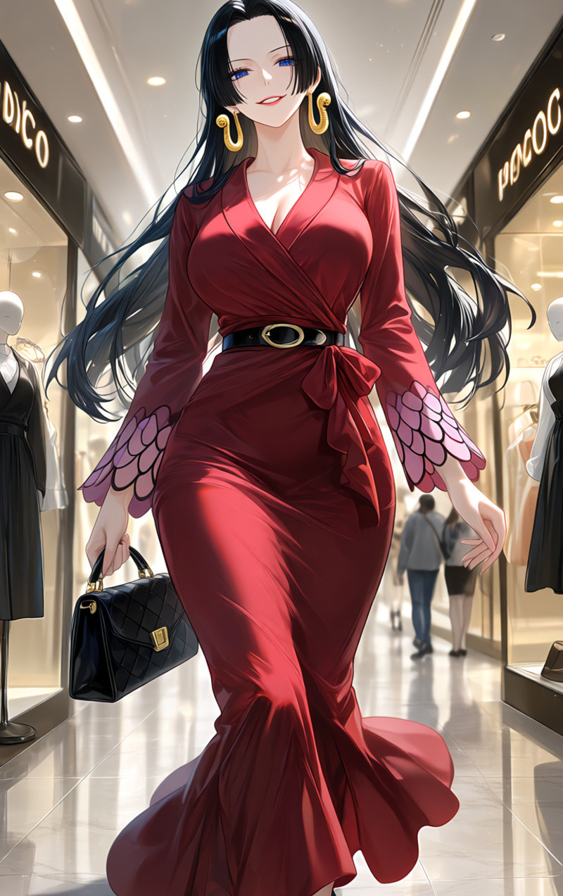 Bộ sưu tập ảnh Boa Hancock với phong cách anime ấn tượng