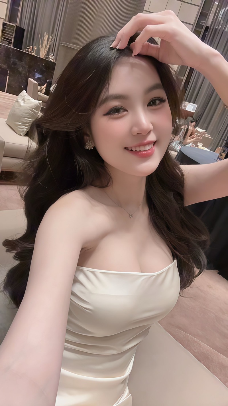 Cô Giáo Trần Trần hot girl mặc bikini dưới áo blouse cô giáo