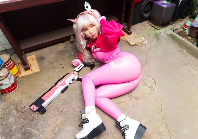 Ảnh Cosplay Alice Nikke body sexy cực dâm