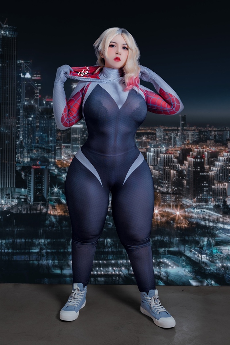 Ảnh Gái Xinh Cosplay Người Nhện siêu sexy nóng