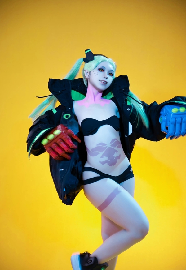 Rebecca Cosplay tái hiện nhân vật nổi bật trong Cyberpunk Edgerunners