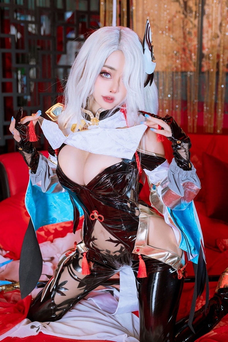 Ảnh cosplay Shenhe bị địt mạnh khoái lạc