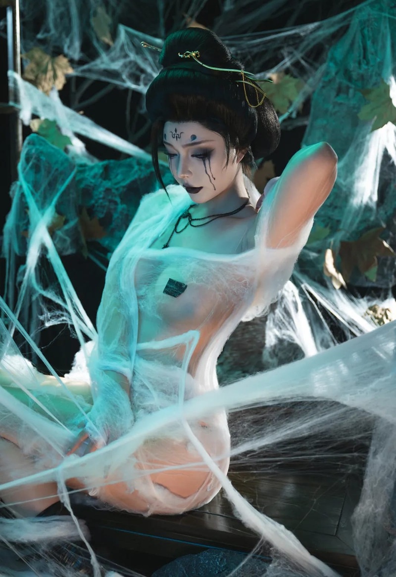 Ảnh Cosplay Black Myth Wukong doggy cong mông chờ địt