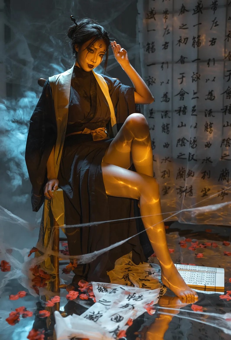 Ảnh Cosplay Black Myth Wukong bú cu ngon ngọt ham muốn