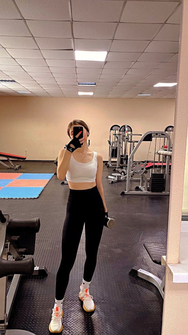 Ảnh gái xinh tập gym mông cong sexy cực phẩm
