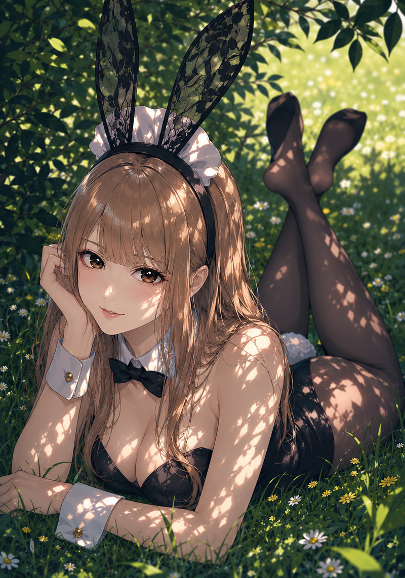 Ảnh fanart Bunny Girl phong cách nghệ thuật độc đáo