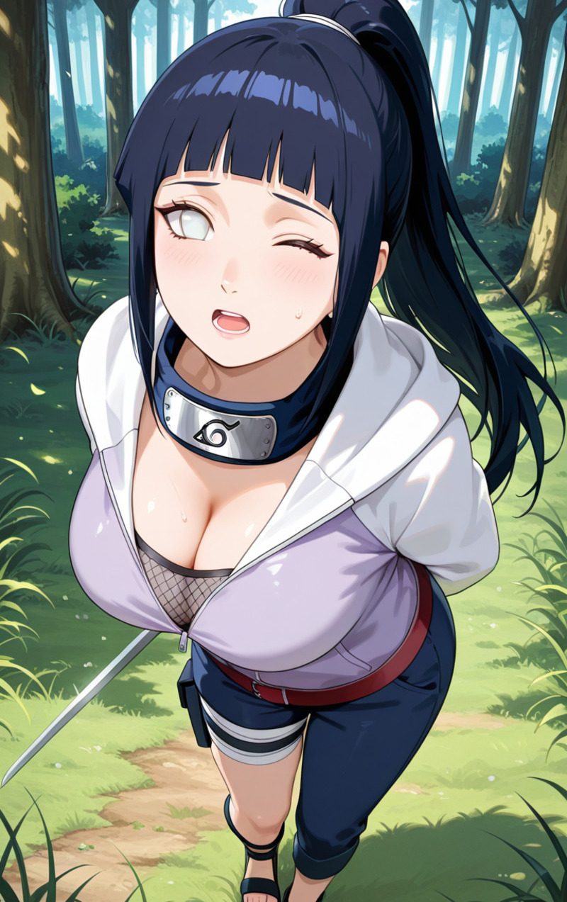 Ảnh Hyuga Hinata trong các cảnh nổi bật của Naruto