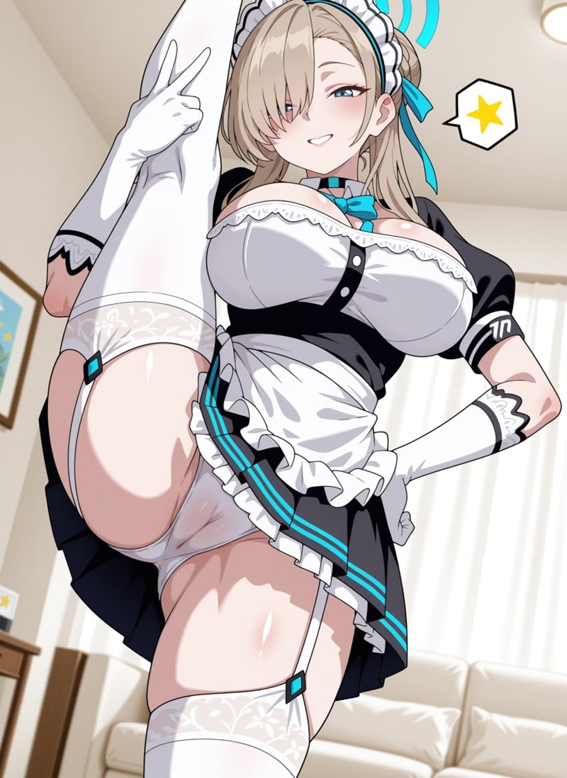Ảnh Ichinose Asuna Hentai hôn cu sâu miệng dâm