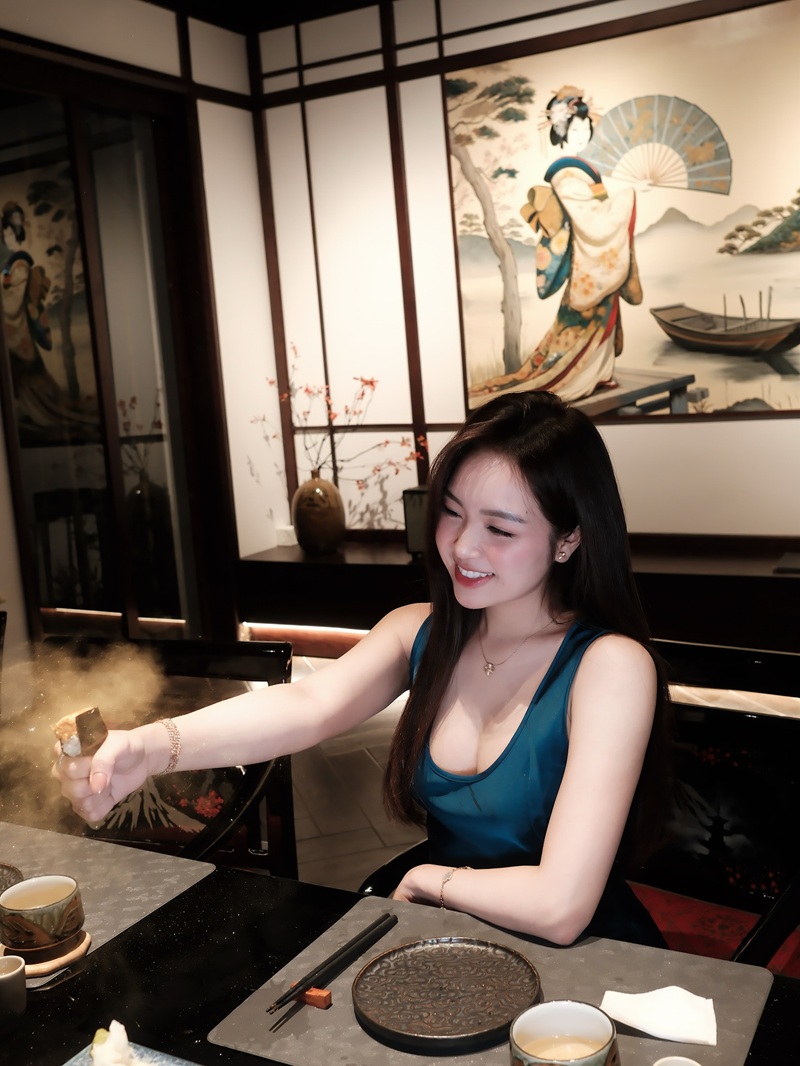 Ảnh Lê Phương Anh đang cởi đồ chậm rãi