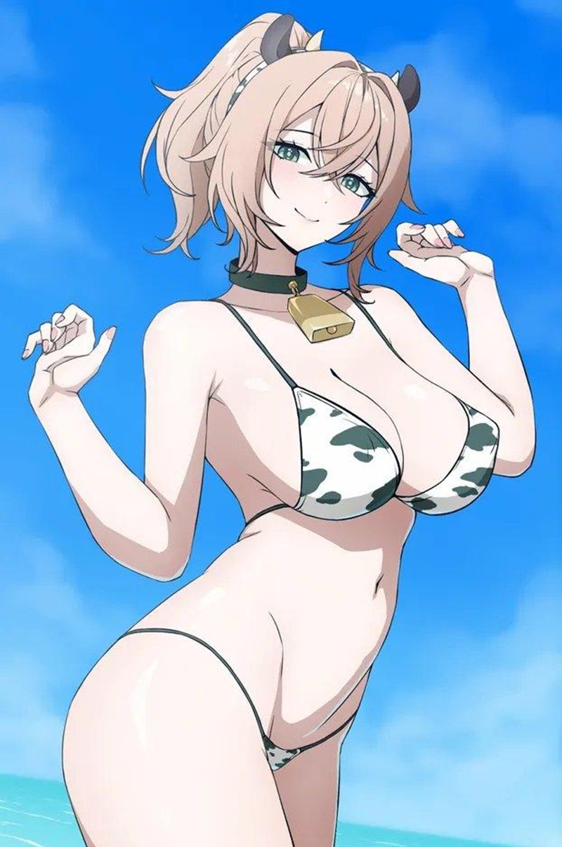 Ảnh Nhân Vật Anime Nữ Ngực Khủng ngực rung lắc