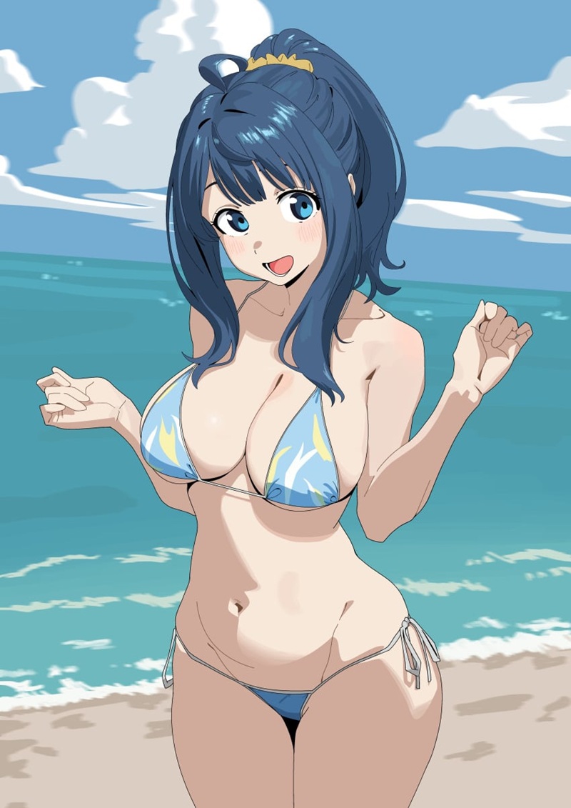 Ảnh Nhân Vật Anime Nữ Ngực Khủng ngực bốc lửa