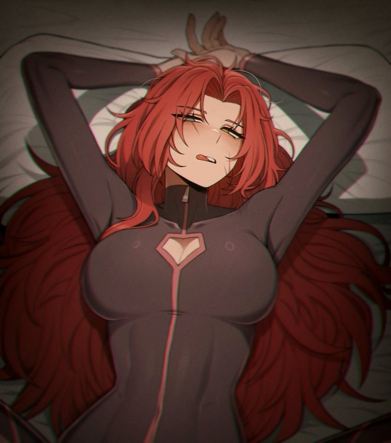 Ảnh Nhân Vật Anime Nữ Ngực Khủng pose nóng bỏng