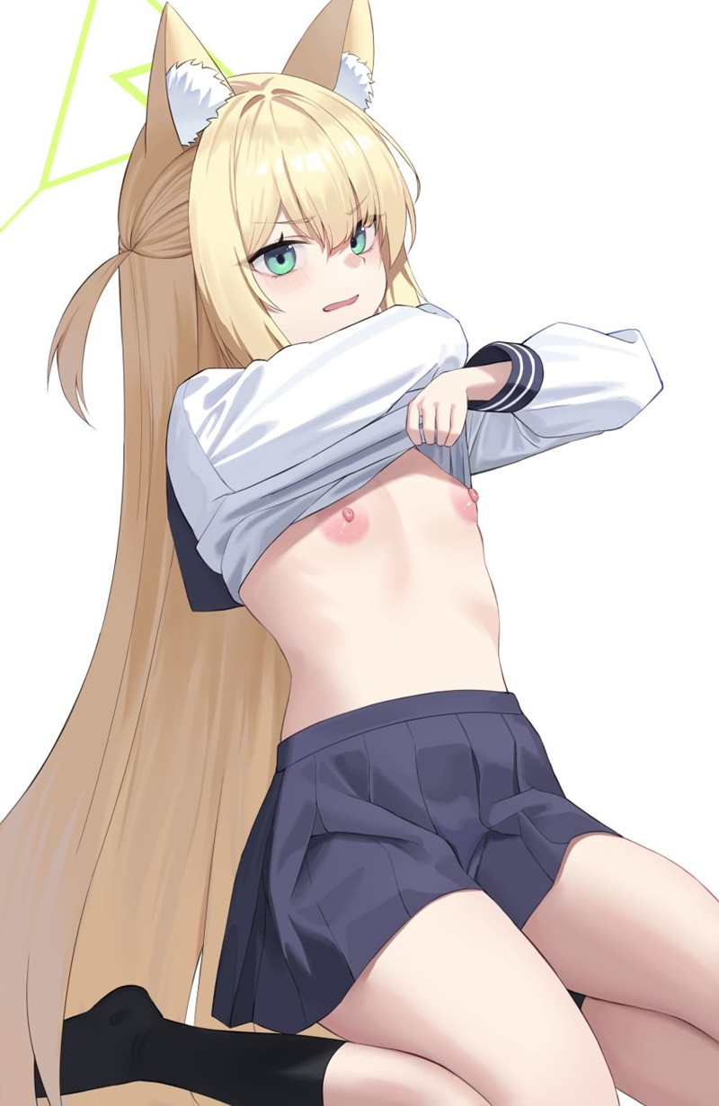 Ảnh Schoolgirl Uniform Hentai quần lót ướt