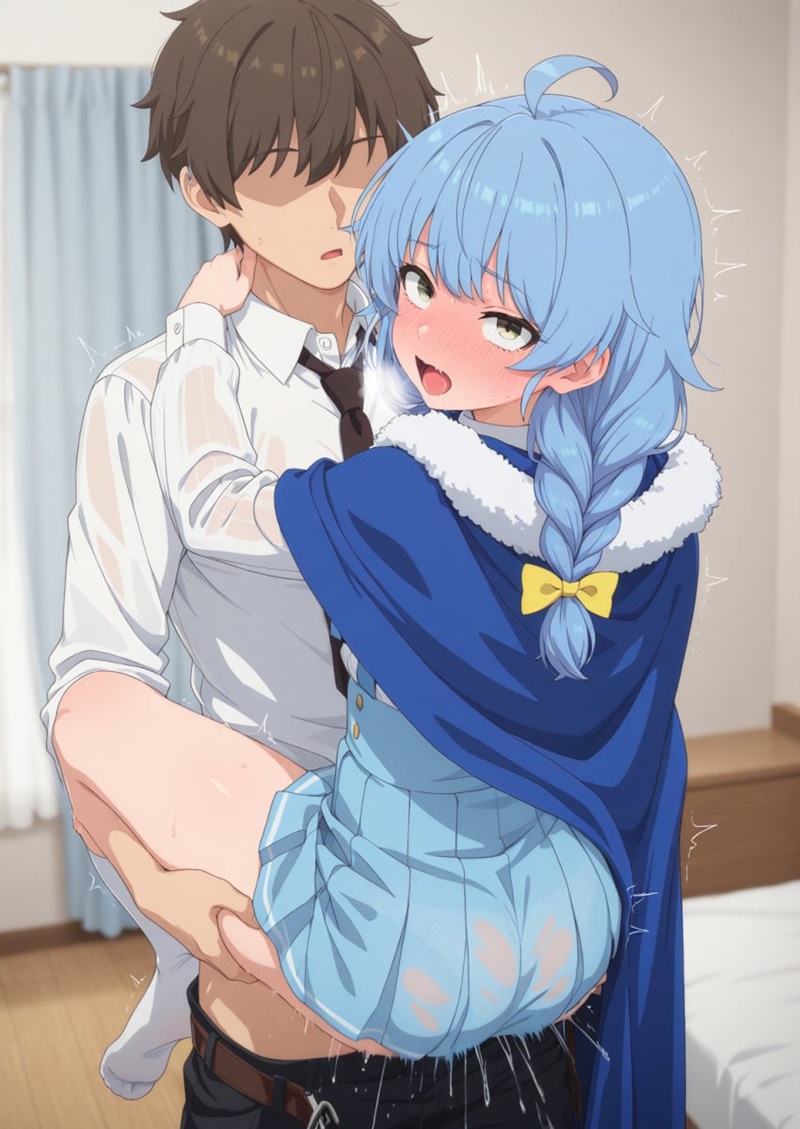 Ảnh Schoolgirl Uniform Hentai quần áo xộc xệch