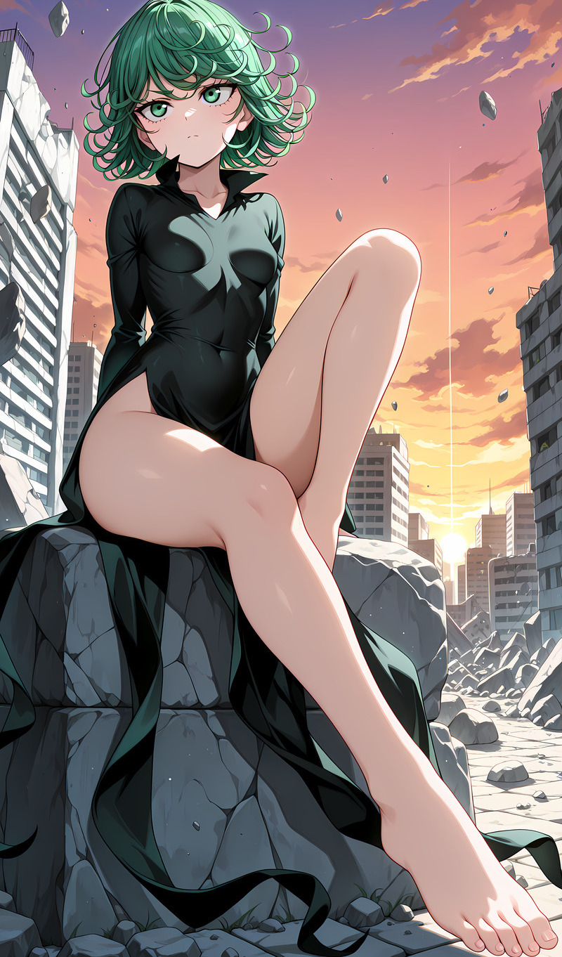 Tatsumaki với phong thái lạnh lùng và sức mạnh vượt trội