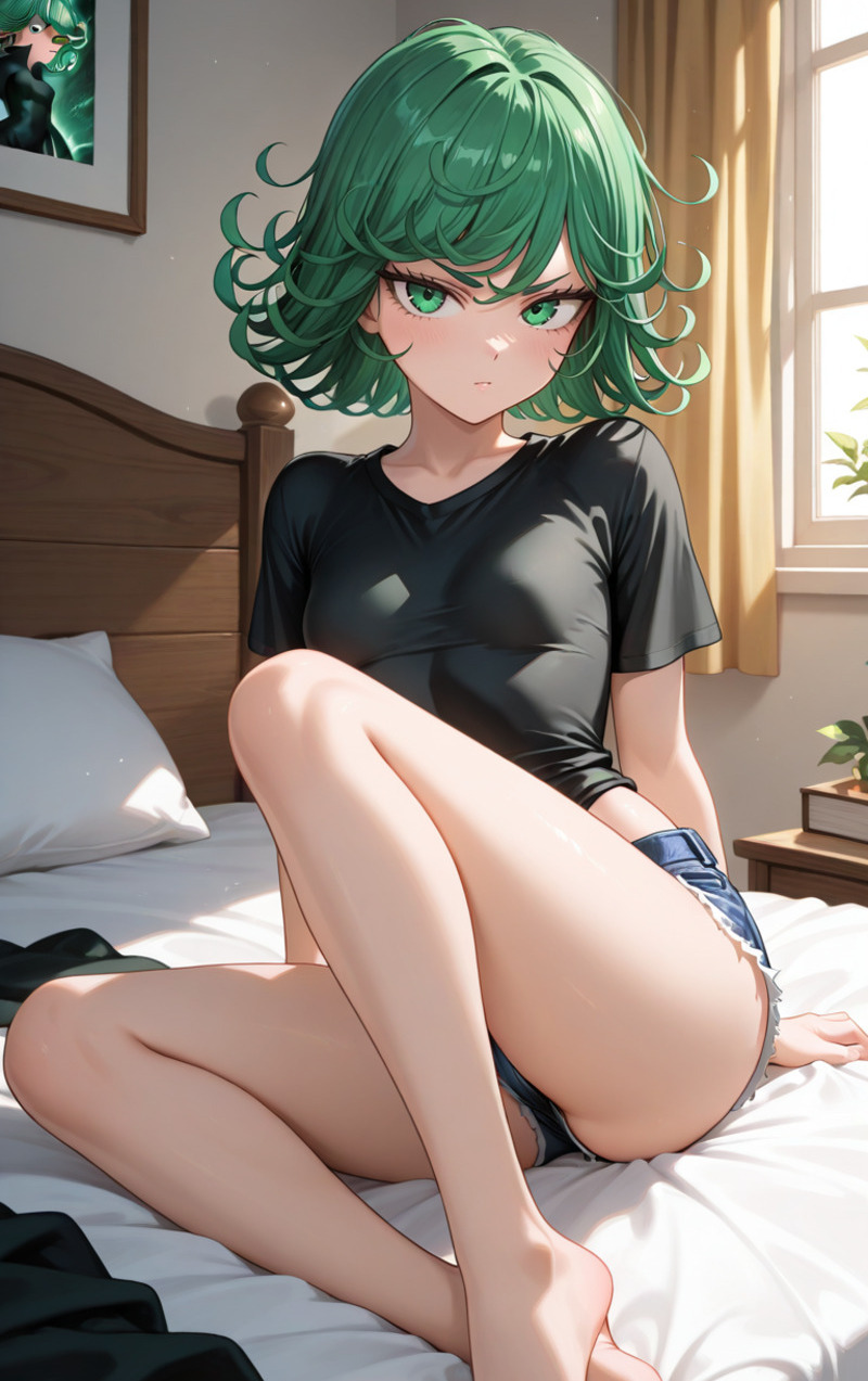 Tatsumaki trong phong cách nghệ thuật anime đầy sáng tạo