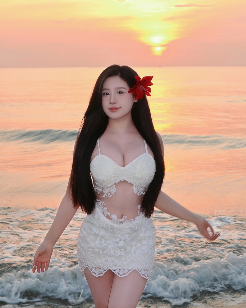TikToker Trà Giang bú lồn les nóng