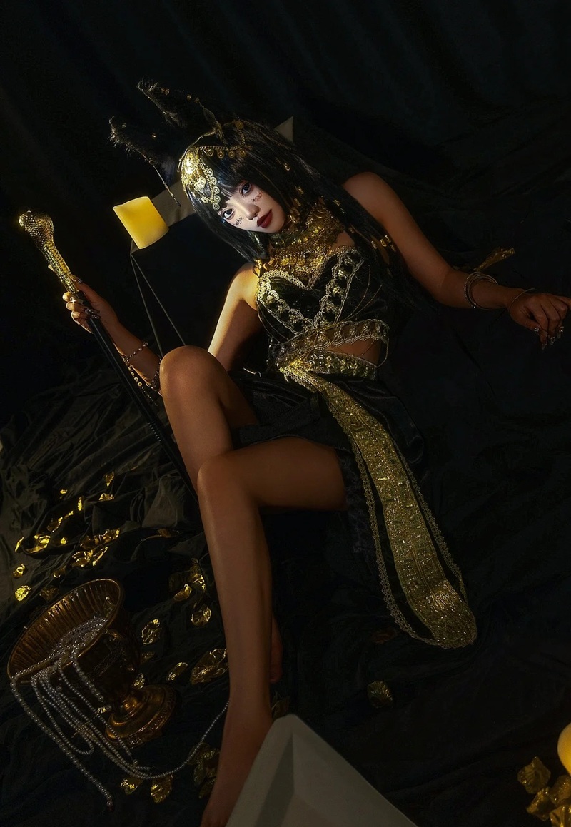 Ảnh cosplay Mèo Ai Cập full nude tai mèo HD 2026