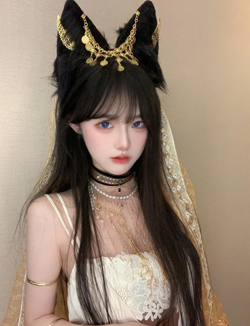 Ảnh cosplay Mèo Ai Cập nude nghệ thuật gợi cảm Bastet