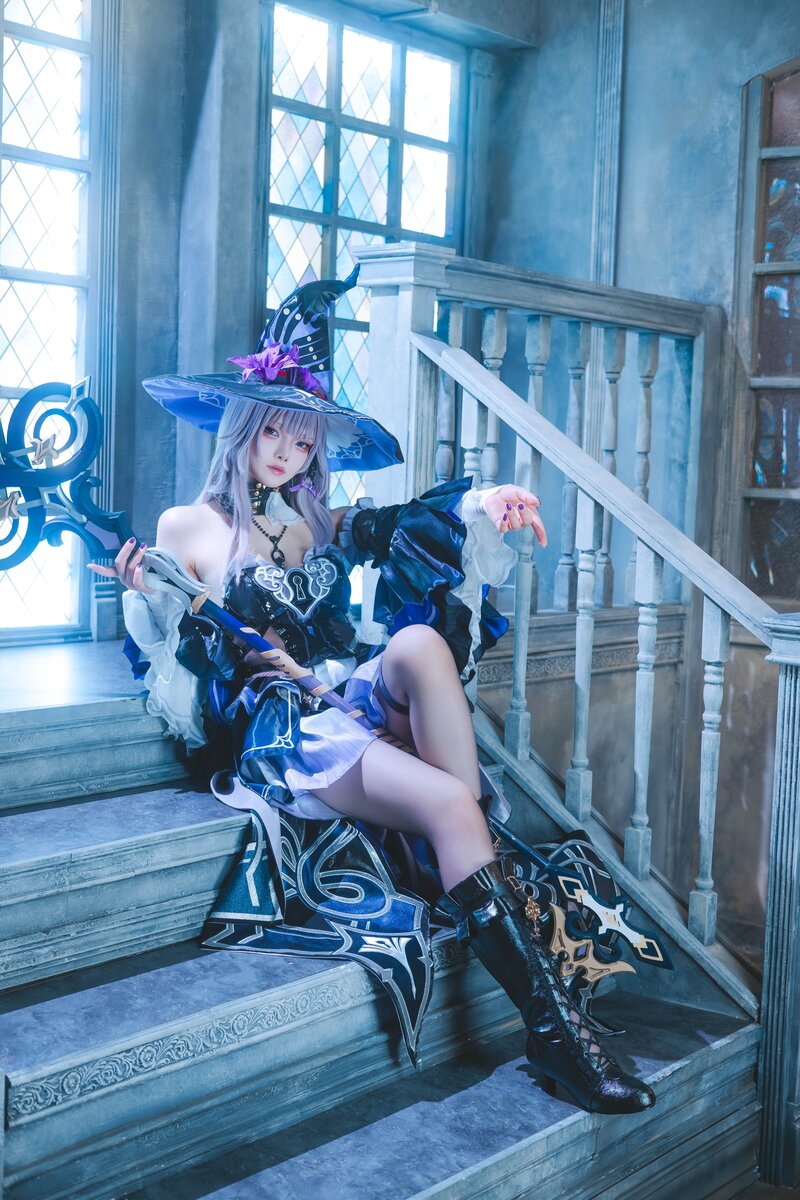 ảnh cosplay the herta nsfw 5
