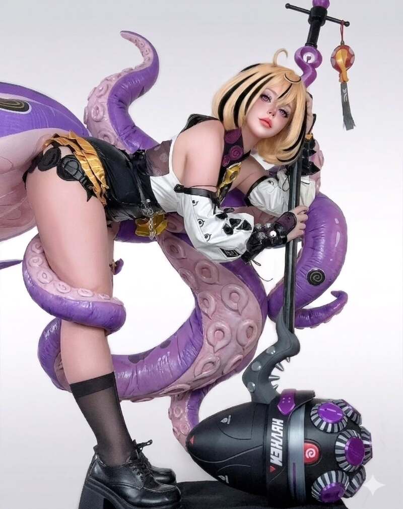 ảnh cosplay the herta nsfw 6