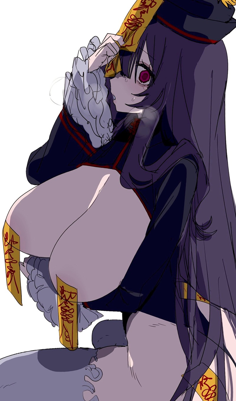 Cương Thi Nữ hentai pose paizuri giữa bộ ngực lạnh giá