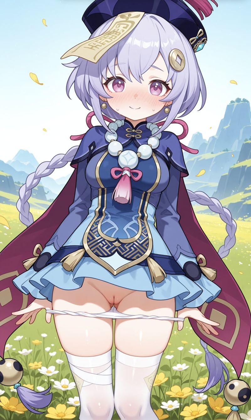 Ảnh hentai Cương Thi Nữ bị bondage dây thừng trên thân xác chết