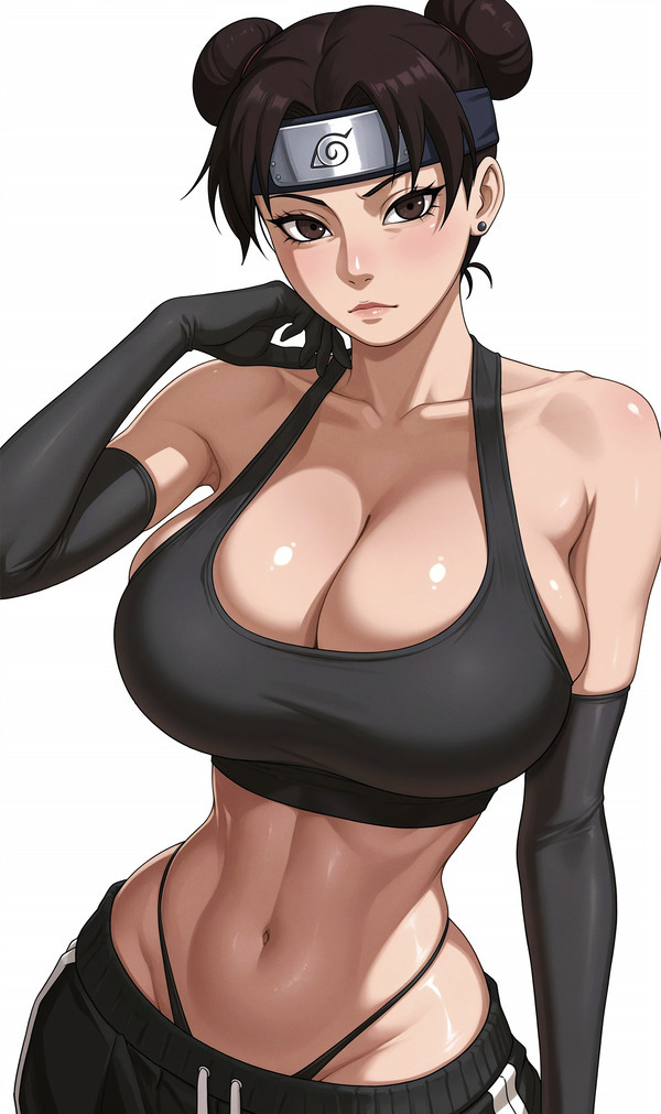 Tenten trong bộ anime Naruto với tạo hình cuốn hút