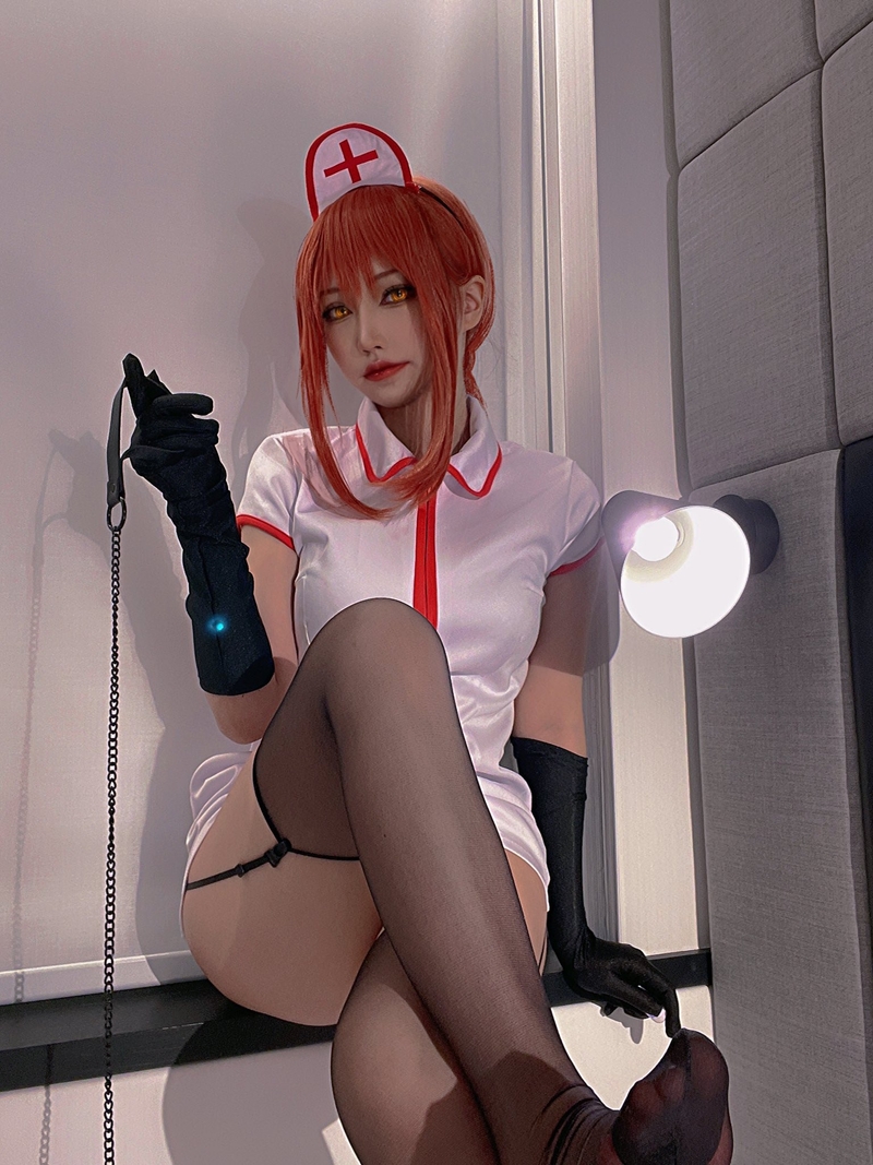 Ảnh Cosplay Makima Sexy Vú To 2