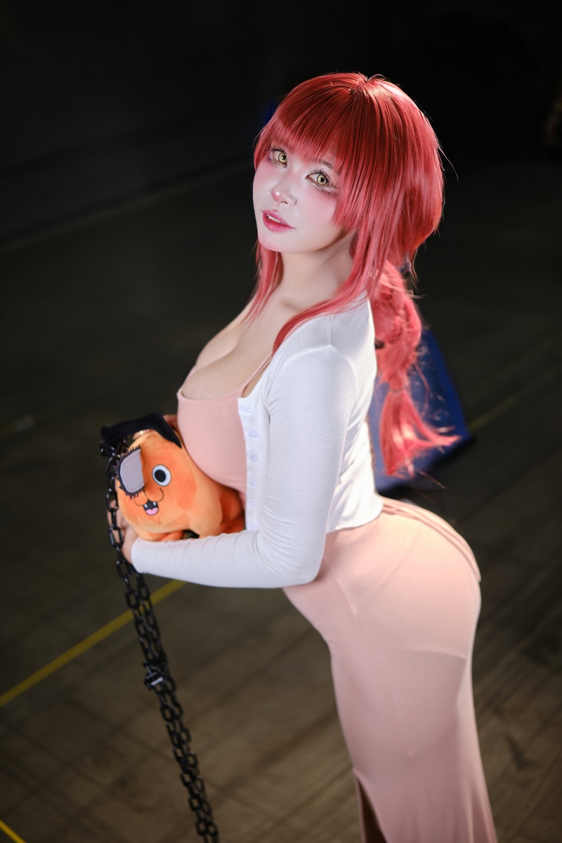 Ảnh Cosplay Makima Sexy Vú To 9
