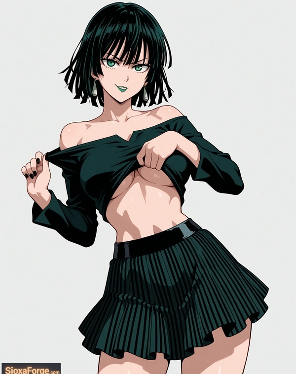 Sau khi xong Hentai Fubuki tinh chảy dài, mặt đỏ bừng thở dốc.