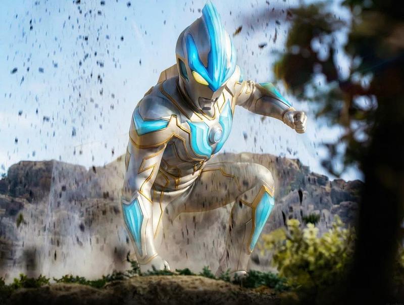 Ultraman Ultrawomen bodysuit bạc đỏ hùng vĩ