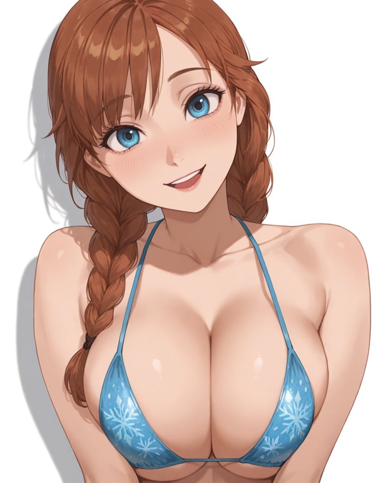 Ảnh Anime Sexy mặc váy ngắn không quần lót