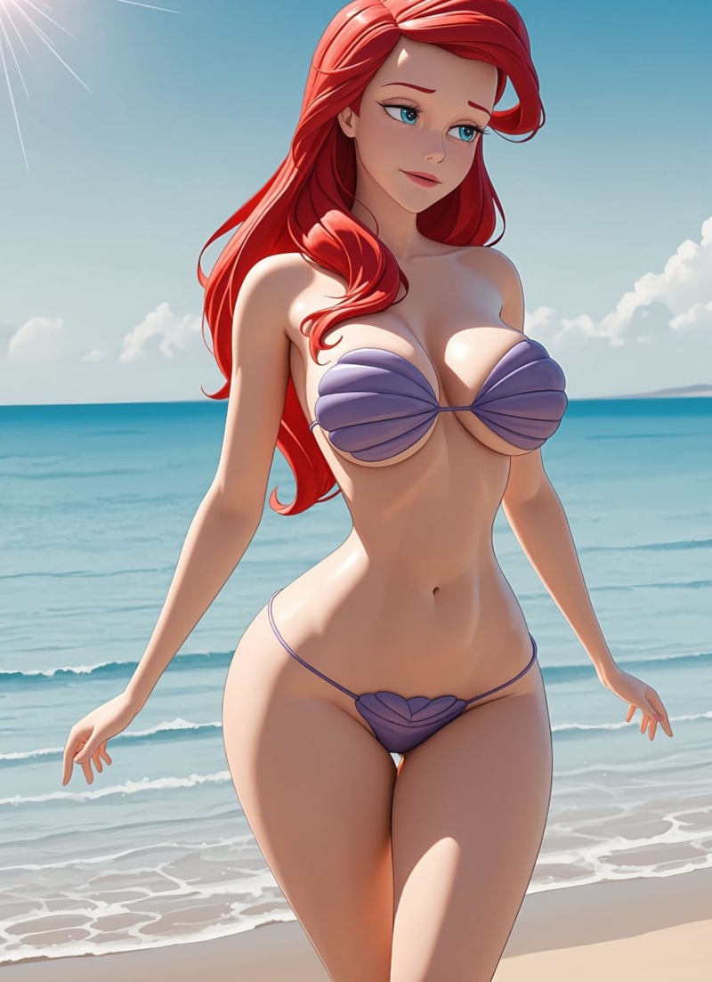 Ảnh Anime Sexy ngực bự áo ướt dính