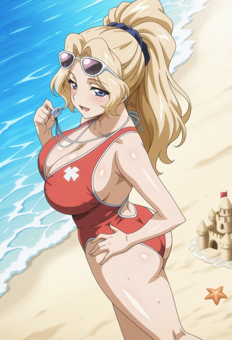 Ảnh Anime Sexy liếm môi nhìn trêu dâm dục