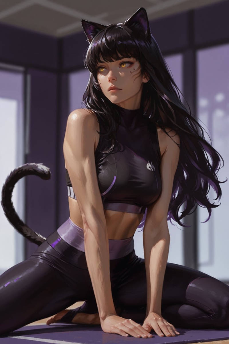 Ảnh Anime Gym Girl body nóng bỏng quyến rũ