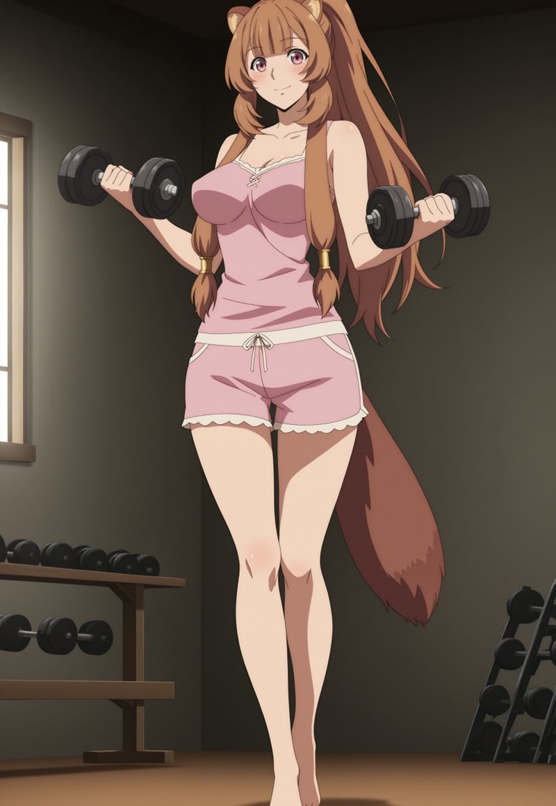 Ảnh Anime Gym Girl đùi thon mồ hôi lấp lánh
