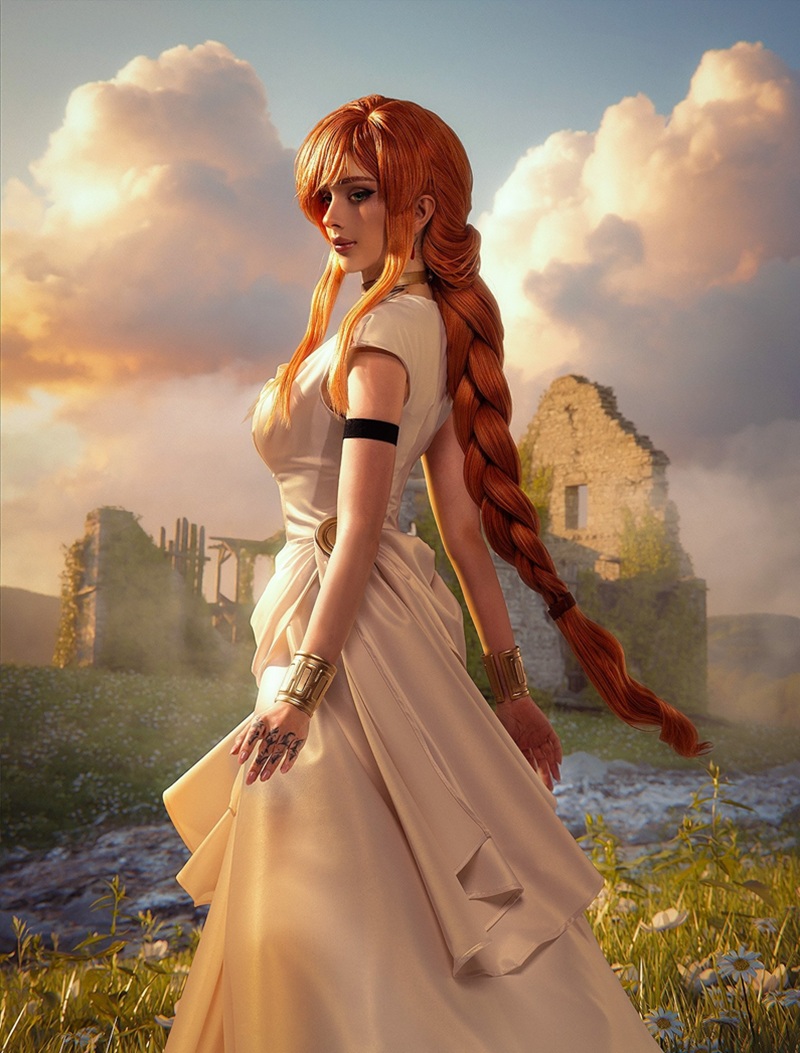 Ảnh Coser Alin ướt át đầy mê hoặc