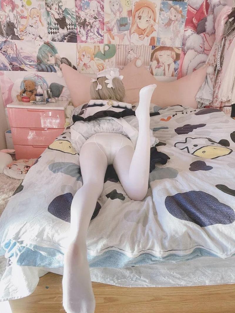 Barbara cosplay mái tóc vàng highlight óng ả