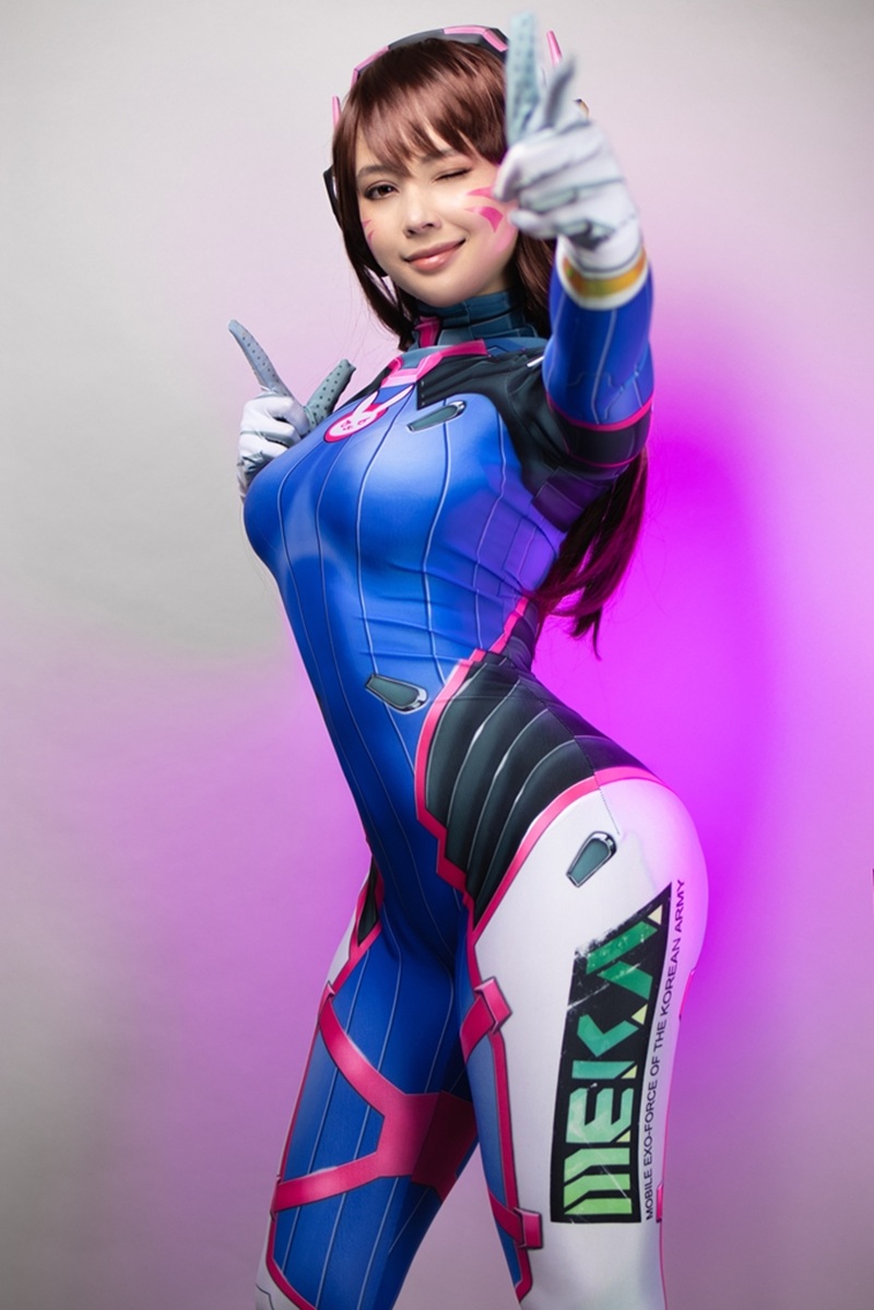 Ảnh Cosplay D.Va Overwatch hot girl Overwatch