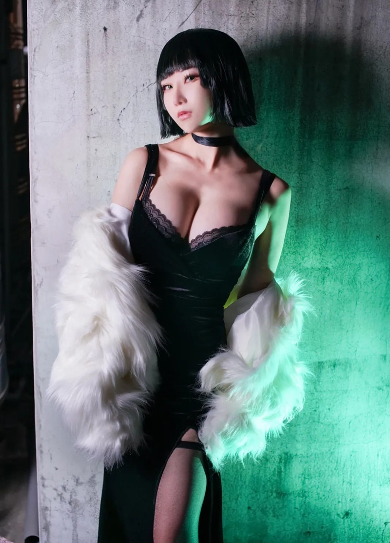 Ảnh Cosplay Fubuki vú to đổ mồ hôi dâm