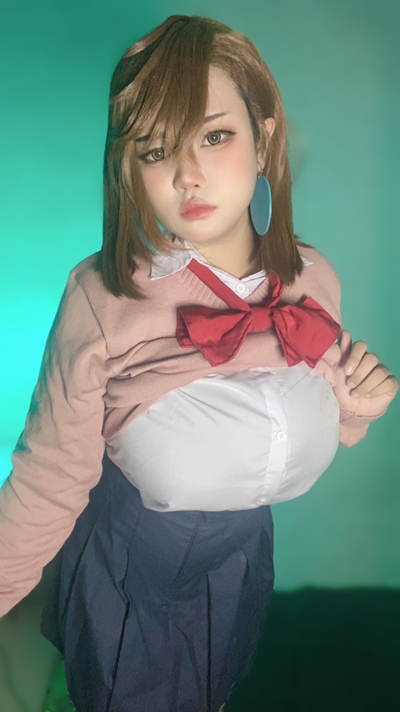 Ảnh Cosplay Momo Ayase R34 vú bự sữa chảy dâm