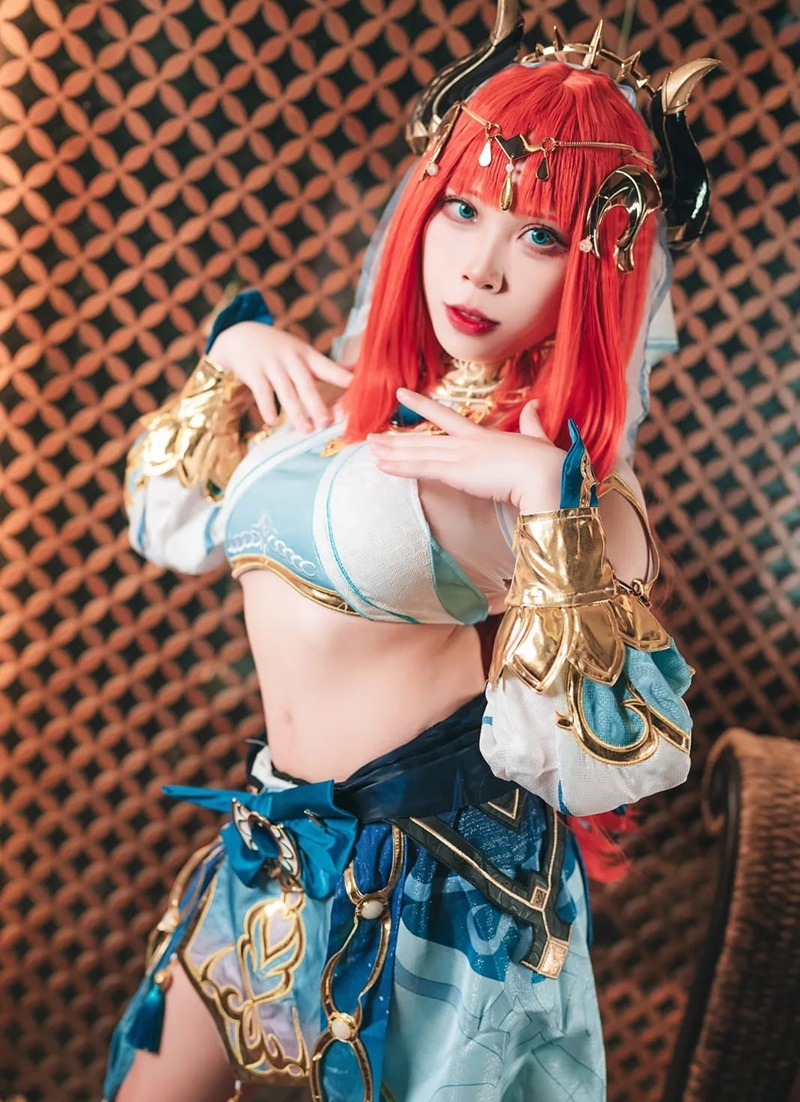 Ảnh cosplay Nilou dâm dục nhất Genshin