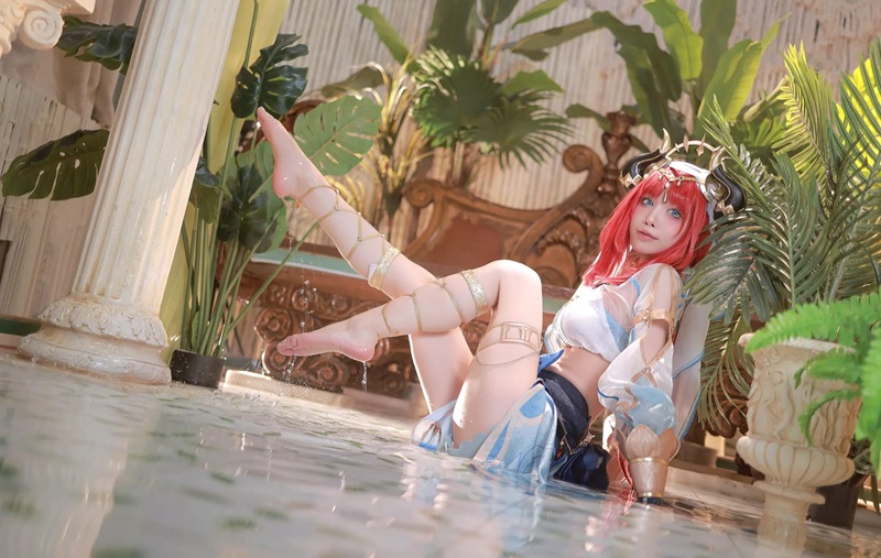 Ảnh cosplay Nilou cosplay dâm nữ mê hoặc