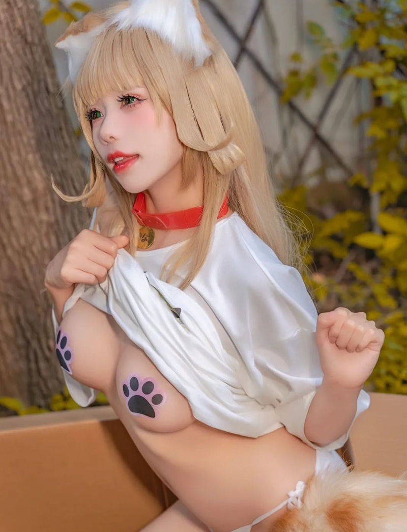 Ảnh Cosplay Cat Girl bị địt sướng rên la
