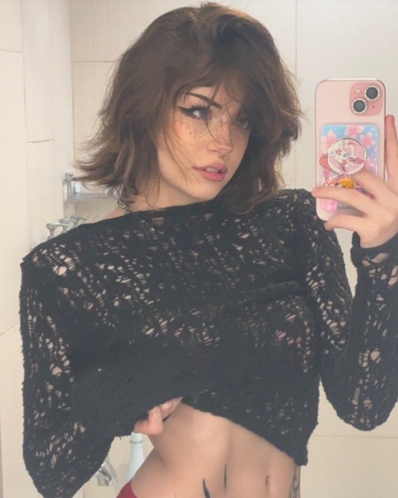 Ảnh Hannahowo OnlyFans Leak pose doggy mông nảy